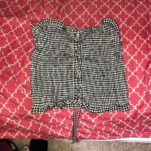 Gingham Tube top